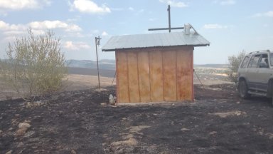 Битката с пожара който пламна край няколко села до Костинброд