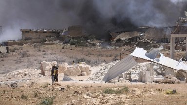 Най-малко 6 са жертвите на експлозия в склад за боеприпаси в провинция Идлиб
