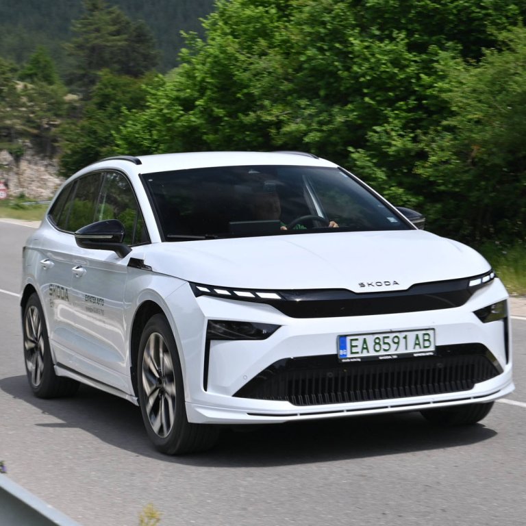Skoda Enyaq се преобрази с ново лице (тест-драйв)