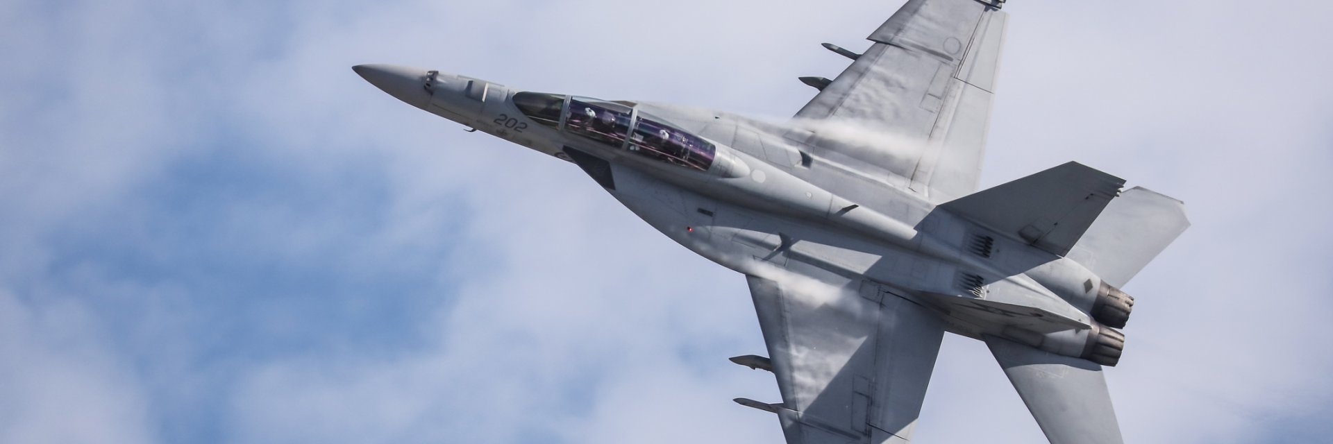 Испански F/A-18 Hornet прелетя на метри от плажуващи (видео)