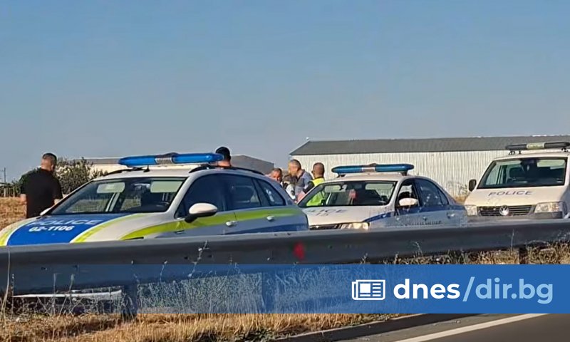 Възрастна жена е на главния път Бургас - Слънчев бряг