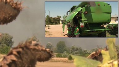 Тракторист и комбайнер потушиха пожар в землището на силистренското село