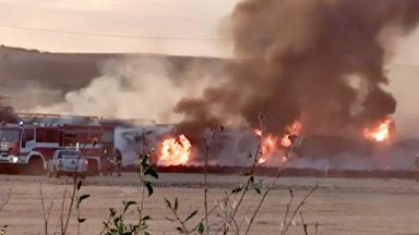 Товарна композиция с цистерни е дерайлирала край симеоновградското село Пясъчево Сезонът