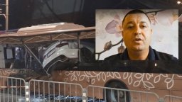 Синът на шофьора на автобуса, в който влетя ауди: Оставаха му 14 дни до пенсия, а се бори за живот