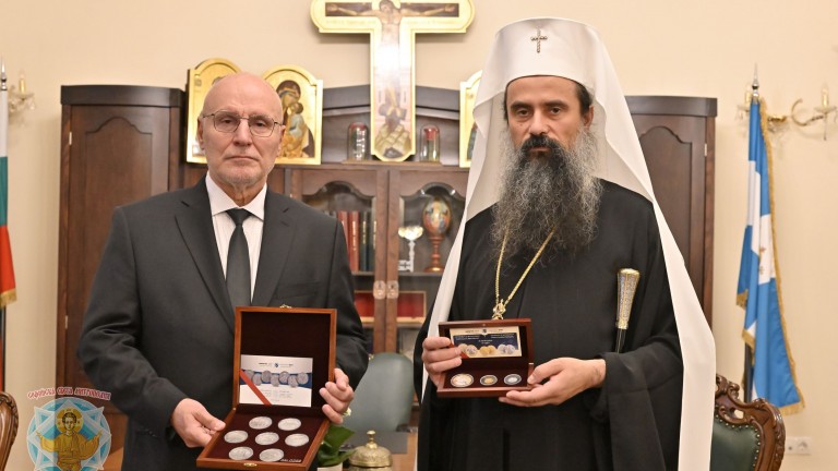 Патриархът благослови управителя на БНБ