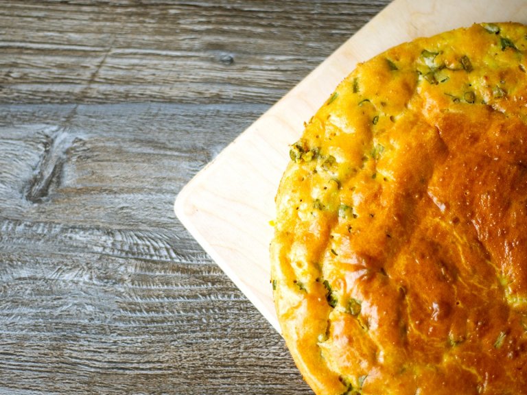 Изкушение от света на печивата: Погача с кашкавал