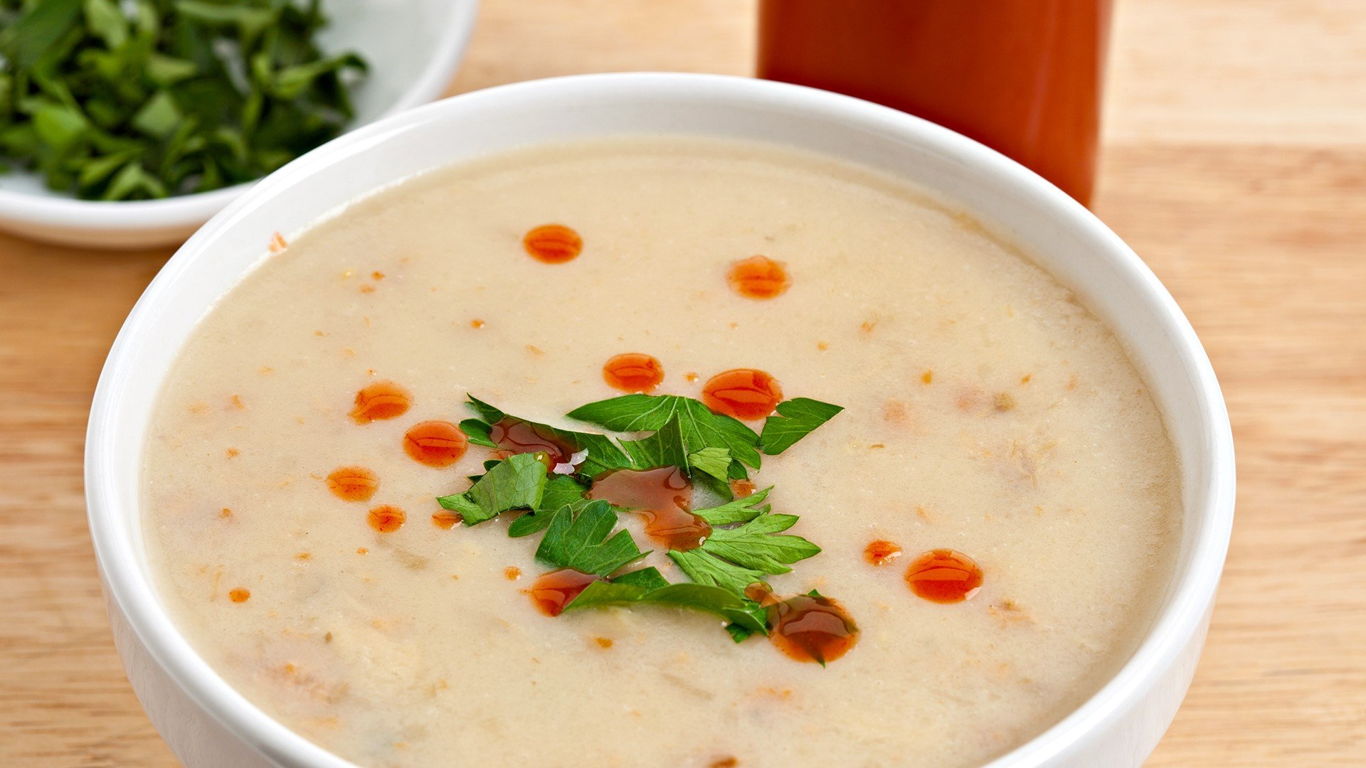 Бърза млечна супа