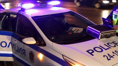 Патрулен автомобил на Областната дирекция на МВР в Монтана се