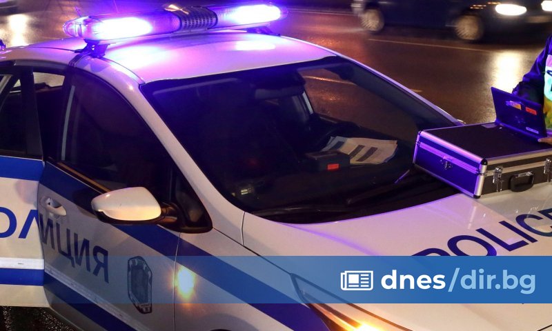 Патрулен автомобил на Областната дирекция на МВР в Монтана се