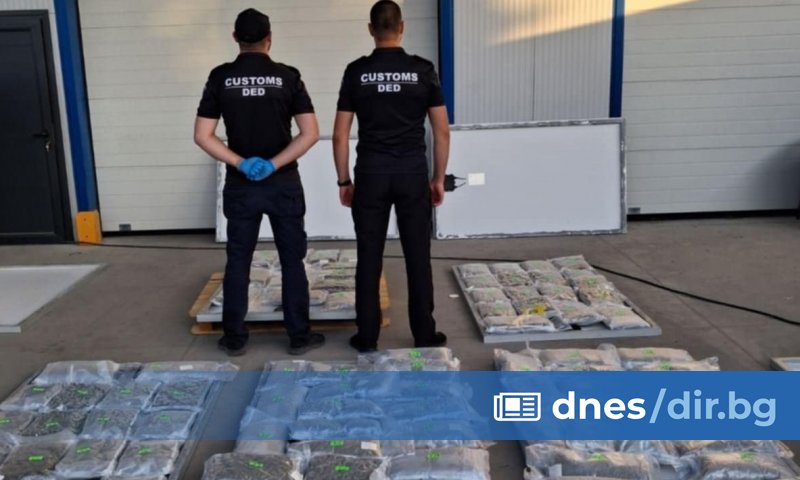 50 кг марихуана в соларни панели, превозени с морски контейнер,