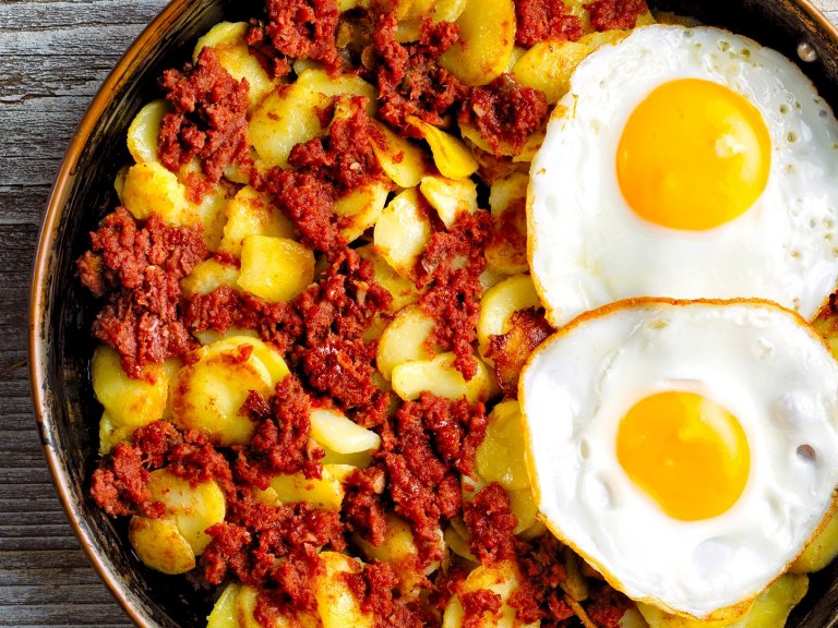 Касуела с кайма от чоризо