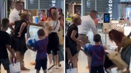 Жени се биха в столичен мол пред очите на деца (видео)