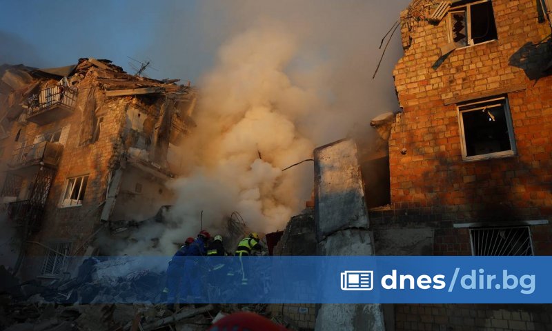 Русия предприе мащабна атака с дронове срещу Украйна през нощта,