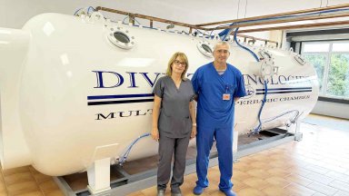 Барокамера от ново поколение вече работи във Военноморската болница във