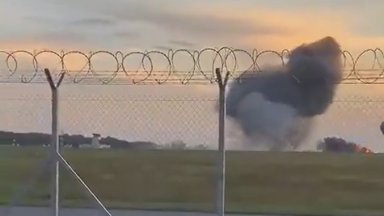 Боен изтребител Ф 16 на полските военновъздушни сили се разби по