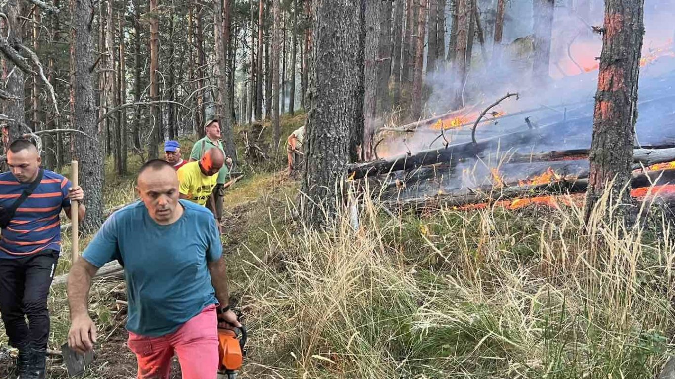 Пожарът в Национален парк "Рила" се разраства, димът стигна до Благоевград