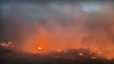 Голям пожар е пламнал до Околовръстното на София зад