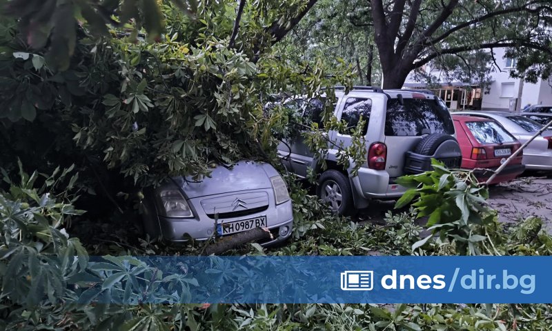 Буря - силен вятър, примесен с прах, малко дъжд, за