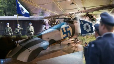 Военновъздушните сили на Финландия ще премахнат свастиката от знамената си