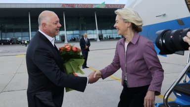 Премиерът Росен Желязков посрещна председателя на Европейската комисия Урсула фон