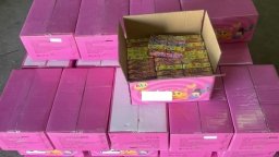 Бургаски митничари хванаха 30 000 пакетчета китайски дъвки менте