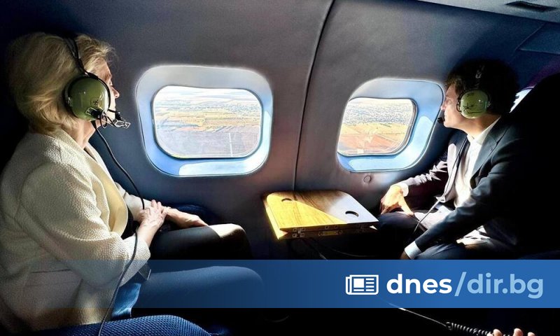 Пилотът на самолета на председателя на Еврокомисията Урсула фон дер Лайен