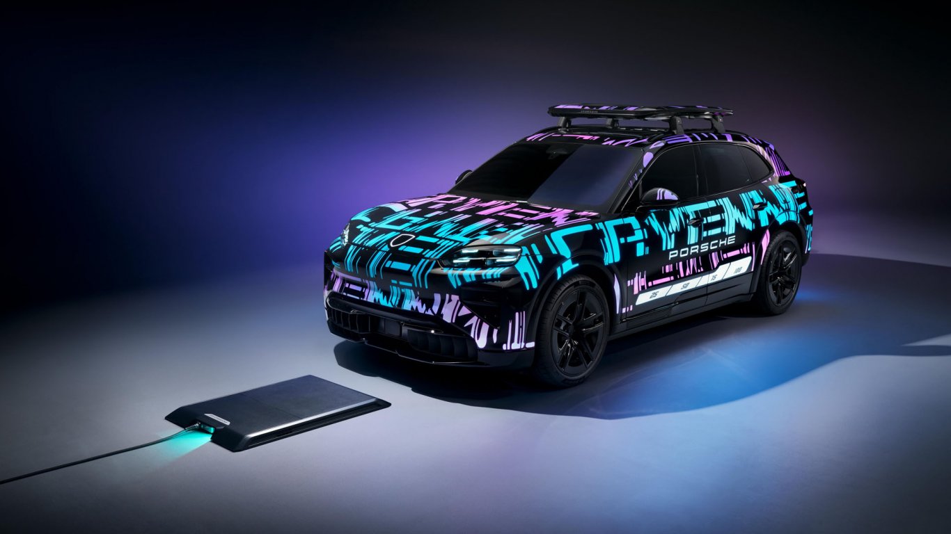 Porsche въвежда безжично зареждане за колите си