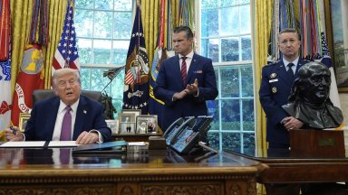 Президентът на САЩ Доналд Тръмп подписа указ предвиждащ Министерството на