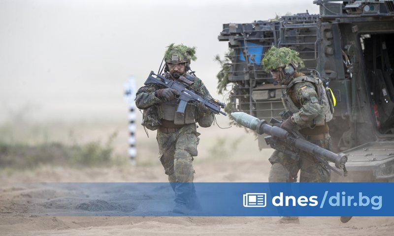 Над 1000 германски бойни машини пристигнаха в Литва за участие