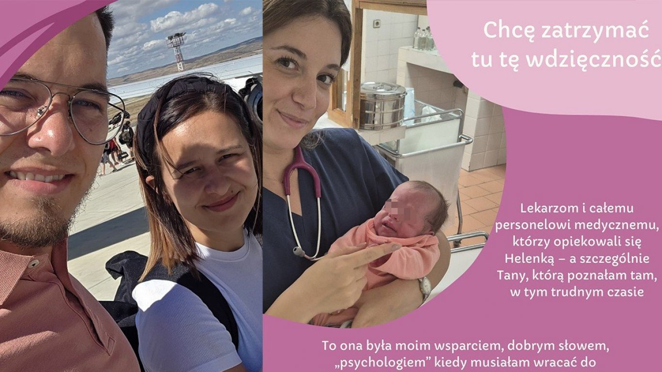 Родители на недоносено полско бебе трогнаха лекарите в УМБАЛ Бургас