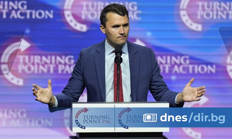 Чарли Кърк, инфлуенсър и подкастър, консерватор и лице на онези