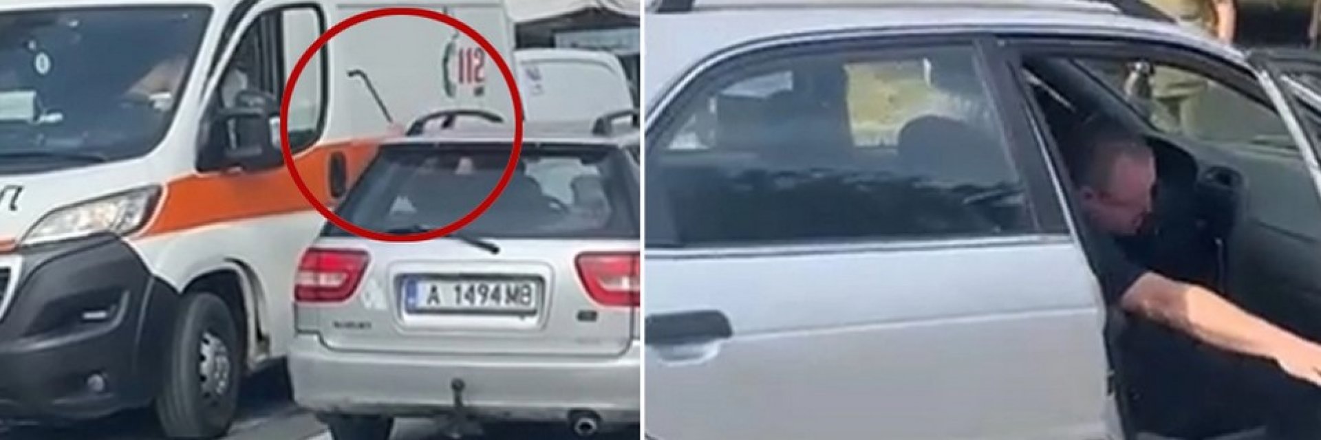 Шофьор нападна екипи на Спешна помощ в Бургас, вилня с щанга, насочи пистолет (видео)