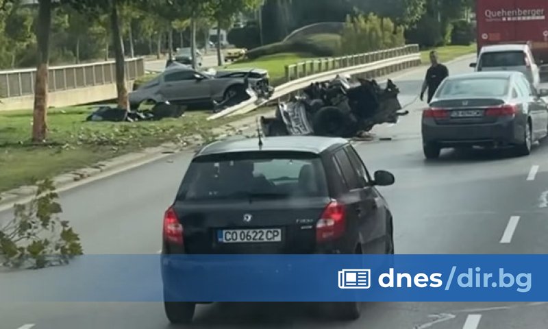 Шофьор е загинал в катастрофа на столичния булевард Ботевградско шосе в