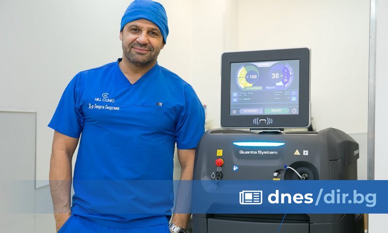Д-р Георги Георгиев дм., уролог в Хил клиник е първият и