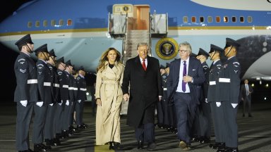 Президентът на САЩ пристигна снощи на държавно посещение във Великобритания