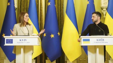 Президентът на Украйна Володимир Зеленски заяви днес че ракети за