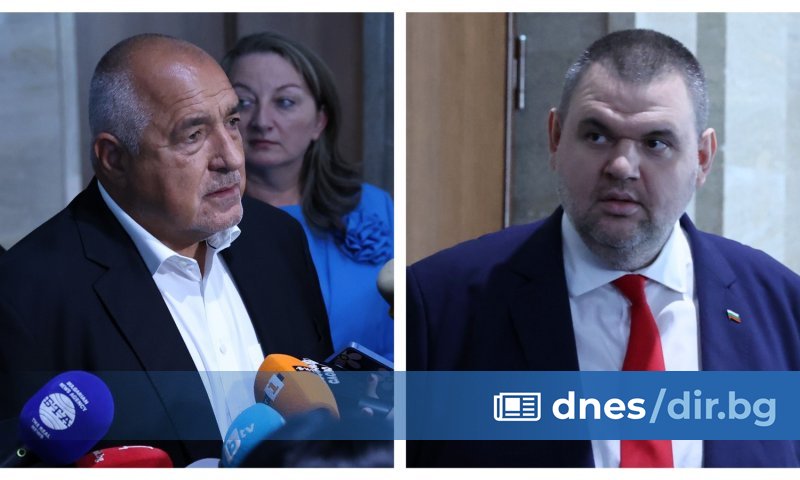 Лидерите на ГЕРБ и на ДПС-НН Бойко Борисов и Делян