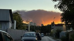 Пожар избухна на територията на бившата рафинерия "Плама" (видео)