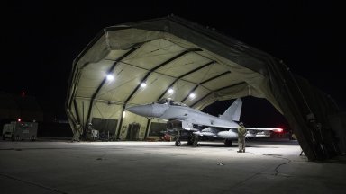 Британски изтребители осъществиха първия си полет над Полша рамките на