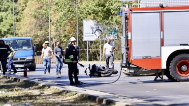 Пострадалата при която стана по рано днес на бул Драган