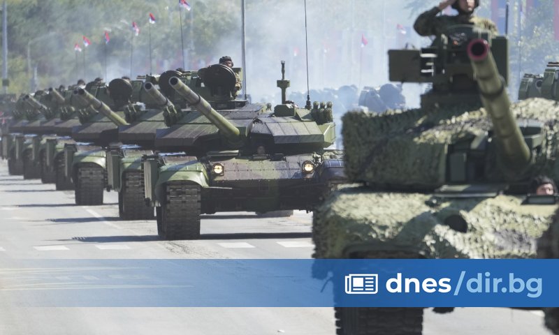 В сръбската столица Белград в събота се проведе военен парад