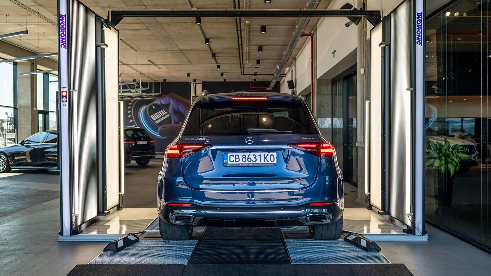 Технологията Xentry Vehicle Detector сканира и документира текущото състояние на автомобила