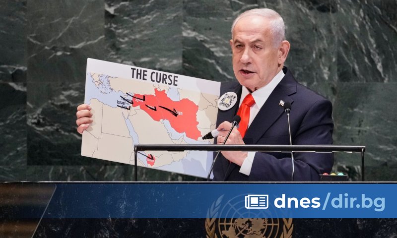 Израелският премиер Бенямин Нетаняху заяви в петък пред ООН, че