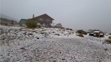 Падна първият сняг (видео)