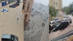 Червена тревога в Испания: Бурята "Габриел" потопи островите Ибиса и Форментера (видео)