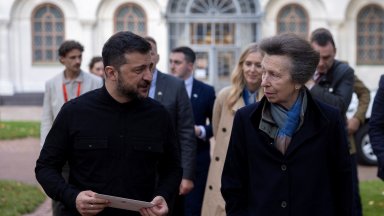 Принцеса Ан с необявена визита в Киев, за да подкрепи украинските деца