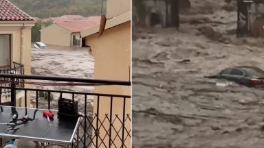 Кметът на Свети Влас: Проверяваме за двама завлечени с кола в морето (видео)