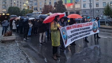 Младите лекари отново на протест. Министърът: Системата не се крепи на тях (снимки)