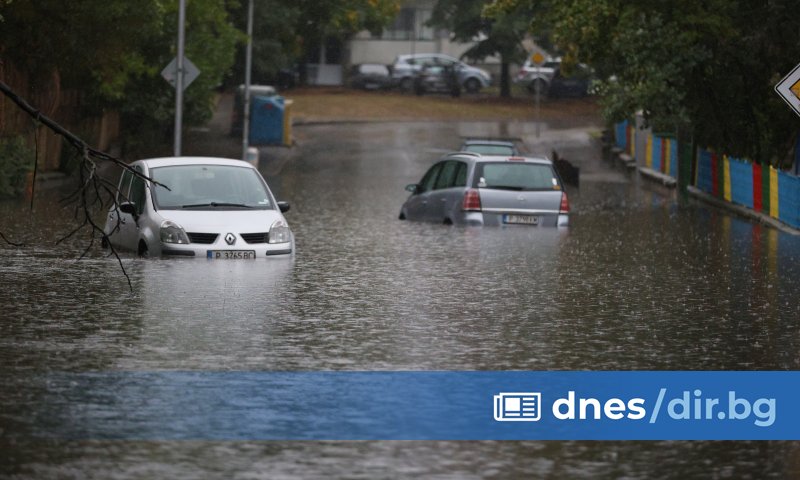 Общо 114,8 л/кв. м дъжд са отчетени в Русе за