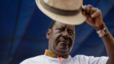 Кенийският опозиционен лидер Райла Одинга водеща фигура в политиката в